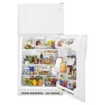 Whirlpool - 20.5 Cu. Ft. Top-Freezer Refrigerator - White - Image 3
