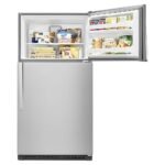 Whirlpool 20.5 Cu. Ft. Top-Freezer Refrigerator Monochromatic Stainless Steel from Kings Outlet