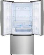 Frigidaire - Gallery 20.0 Cu. Ft. French Door Standard-Depth Refrigerator with Internal Water Dispenser - Smudge Proof Stainless Steel - Image 4