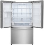 Frigidaire - 28.8 Cu. Ft. French Door Standard-Depth Refrigerator with Internal Water Dispenser - Smudge Proof Stainless Steel - Image 4