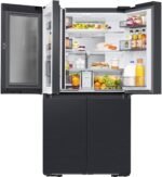 Dacor - 22.8 Cu. Ft. 4-Door French Reveal Door 36" Counter Depth Refrigerator with Beverage Center - Graphite Stainless Steel - Image 3