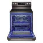 LG 6.3 Cu. Ft. Freestanding Electric True Convection Smart Range Air Fry Premium Handle from Kings Outlet