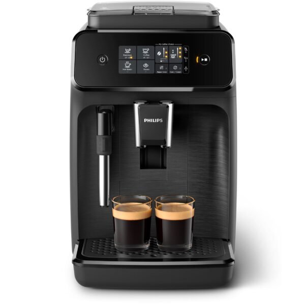 Philips 1200 Fully Automatic Espresso Coffee Machine Milk Frother Black from Kings Outlet