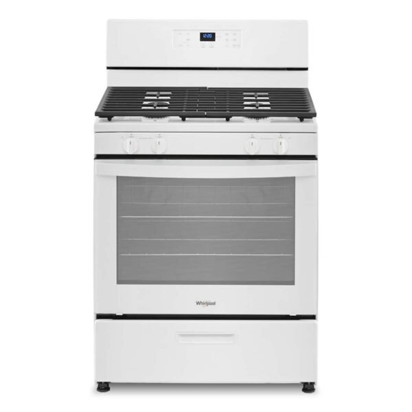 Whirlpool 5.1 Cu. Ft. Freestanding Gas Range Broiler Drawer White from Kings Outlet