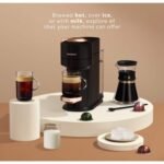 Nespresso - Vertuo Next Premium Coffee and Espresso Maker plus Aeroccino3 Milk Frother in Black - Black Rose Gold - Image 6