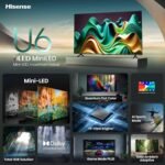 Hisense - 65" Class U6 Series Mini-LED 4K UHD QLED Smart Google TV (2024) - Image 2