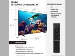 Samsung - 75" Class DU6900 Series Crystal UHD 4K Smart Tizen TV (2024) - Image 6