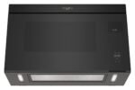 Whirlpool - 1.1 Cu. Ft. Over-the-Range Microwave with Flush Built-in Design - Black - Image 6
