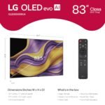 LG - 83" Class G5 Series OLED evo AI 4K UHD Smart webOS TV with One Wall Design (2025) - Image 4