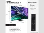 Samsung 75" Class QN85D Series NEO QLED 4K Mini LED Smart Tizen TV 2024 from Kings Outlet