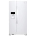 Whirlpool - 36-inch Wide Side-by-Side Refrigerator - 25 cu. ft. - White