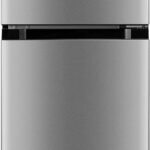 Insignia - 4.5 Cu. Ft. Mini Fridge with Top Freezer and ENERGY STAR Certification - Stainless Steel Look
