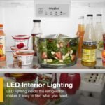 Whirlpool - 18 Cu. Ft. Wide Refrigerator Compatible With The EZ Connect Icemaker Kit - Stainless Steel - Image 5