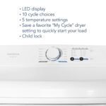 Insignia - 6.7 Cu. Ft. Gas Dryer with Sensor Dry - White - Image 4