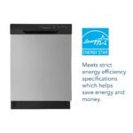Insignia 24" Front Control Built-In Dishwasher Sensor Wash Stainless Steel Tub 51 dBA ENERGY from Kings Outlet