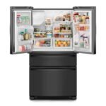 Whirlpool - 24.5 Cu. Ft. French Door Refrigerator with Two-Tier Freezer Storage - Black - Image 3