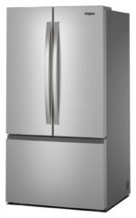 Whirlpool - 31 Cu.Ft. French Door Refrigerator with Ice Maker and Family-Sized Capacity - Fingerprint-Resistant Stainless Finish - Image 3