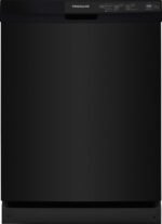 Frigidaire 24" Front Control Built-In Plastic Tub Dishwasher MaxDry 54 dBA Black from Kings Outlet