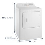 Insignia - 7 Cu. Ft. Gas Dryer with Sensor Dry - White - Image 6
