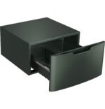 GE - 16" Laundry Pedestal with Storage Drawer for Select Washers and Dryers - Jade Green - Image 3