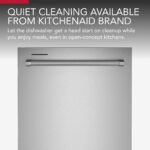 KitchenAid 24" Front Control Built-In Dishwasher Stainless Steel Tub ProWash Cycle 3rd Rack 39 from Kings Outlet