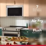 KitchenAid - 1.1 Cu. Ft. Convection Flush Built-In Over-the-Range Smart Microwave with Sensor Cooking and Air Fry Mode - Stainless Steel - Image 5