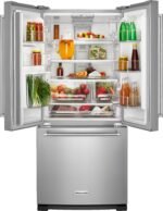 KitchenAid - 19.7 Cu. Ft. French Door Refrigerator - Stainless Steel - Image 2