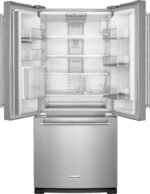 KitchenAid - 19.7 Cu. Ft. French Door Refrigerator - Stainless Steel - Image 3