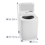 Insignia - 4.1 Cu. Ft. Top Load Washer with ColdMotion Technology - White - Image 6