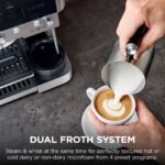 Ninja - Luxe Café Premier Series 3-in-1 Espresso, Coffee, and Cold Brew Machine with Grinder and Scale, and Hands-Free Frother - Stainless Steel - Image 6