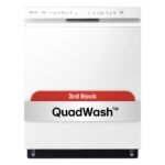 LG 24" Front Control Built-In Stainless Steel Tub Dishwasher 3rd Rack QuadWash 48dba White from Kings Outlet