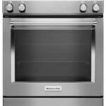 KitchenAid - 6.4 Cu. Ft. Self-Cleaning Slide-In Dual Fuel Convection Range - Stainless Steel