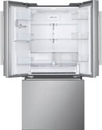 LG - Standard Depth MAX 24.5 Cu. Ft. Smart French Door Refrigerator with Dual Ice - Stainless Steel - Image 7