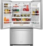 KitchenAid 25 cu. ft. French Door Refrigerator Interior Water Dispenser Stainless Steel from Kings Outlet