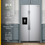 Whirlpool - 21 Cu. Ft. Side-by-Side Refrigerator with LED Interior Lighting - Stainless Steel - Image 4