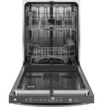 GE - 24" Top Control Built-In Stainless Steel Tub Dishwasher with 3rd Rack, Sanitize Cycle and 47 dBA - Stainless Steel - Image 4