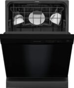 Frigidaire 24" Front Control Built-In Plastic Tub Dishwasher MaxDry 54 dBA Black from Kings Outlet