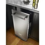 KitchenAid - 1.4 Cu. Ft. Built-In Trash Compactor - Stainless Steel - Image 3