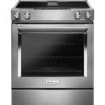 KitchenAid - 6.4 Cu. Ft. Self-Cleaning Slide-In Electric Convection Range - Stainless Steel