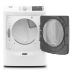 Maytag 7.3 Cu. Ft. Stackable Gas Dryer Extra Power Button White from Kings Outlet