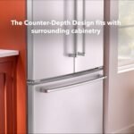 KitchenAid - 20 cu. ft. 36-Inch Width Counter-Depth French Door Refrigerator with Interior Dispense - White - Image 7