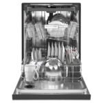 KitchenAid 24" Front Control Built-In Dishwasher Stainless Steel Tub ProWash Cycle 3rd Rack 39 from Kings Outlet