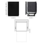 LG 24" Front Control Built-In Stainless Steel Tub Dishwasher 3rd Rack QuadWash 48dba Black from Kings Outlet