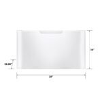 GE - 16" Laundry Pedestal with Storage Drawer for Select Washers and Dryers - White - Image 2