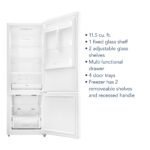 Insignia 11.5 Cu. Ft. Bottom Mount Refrigerator ENERGY STAR Certification White from Kings Outlet