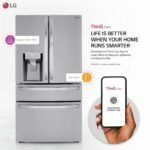 LG 29.5 Cu. Ft. 4-Door French Door-in-Door Smart Refrigerator Craft Ice Stainless Steel from Kings Outlet