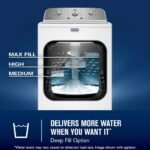 Maytag - 4.2 Cu. Ft. High-Efficiency Top Load Washer with Deep Fill Option - White - Image 6