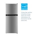 Insignia 4.5 Cu. Ft. Mini Fridge Top Freezer ENERGY STAR Certification Stainless Steel Look from Kings Outlet
