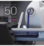 GE Profile - 5.3 Cu. Ft. High-Efficiency Stackable Smart Front Load Washer with Steam and UltraFresh Vent System+ With OdorBlock - White - Image 7