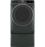 GE - 16" Laundry Pedestal with Storage Drawer for Select Washers and Dryers - Jade Green - Image 7